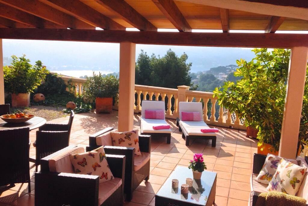 Apartamento Gran Terraza Privada Y Vistas Al Mar Puerto de Sóller Eksteriør bilde